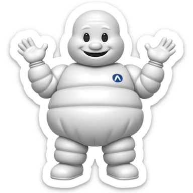 michelin mascot sticker