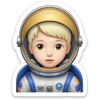 Space Suit Kid sticker
