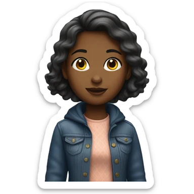 Girl in New York sticker