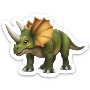 Triceratops sticker