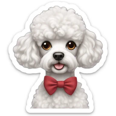 poodle Mr. Darcy sticker