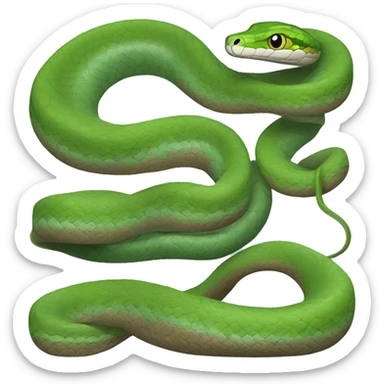Puerto Rican Wetlands Blindsnake víbora de pico sticker