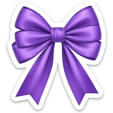purple bow png form different kind   sticker