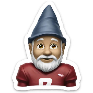 Garden gnome heisman trophy  sticker