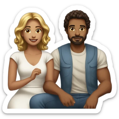 Caleb et Sophia jehovah whitness  sticker