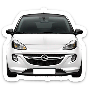 opel adam offwhite de face sticker