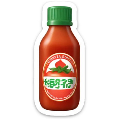 Just one simple Sriracha sauce sticker