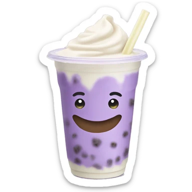 taro milk tea sticker
