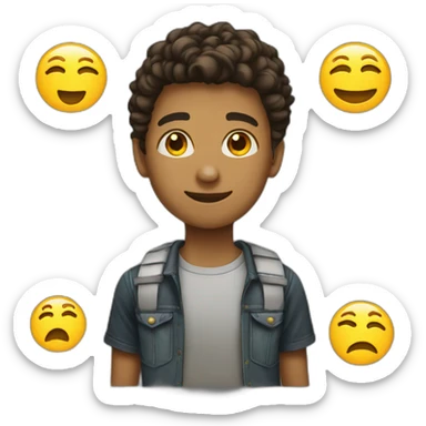 teenager paar sticker