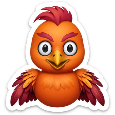 virginia tech mascot sticker