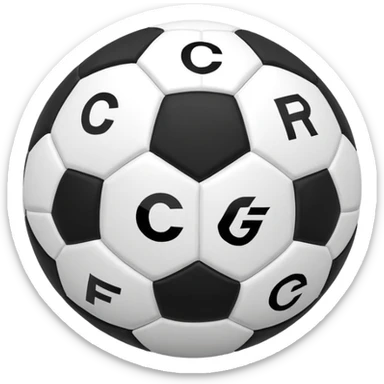 Sa un emoji de balón de CR7  sticker
