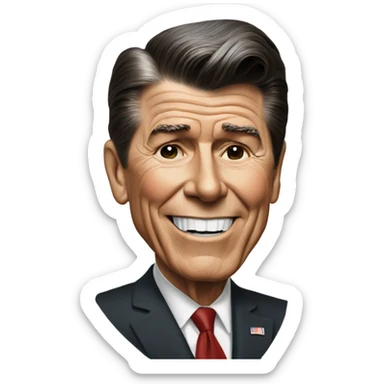 Ronald Reagan sticker