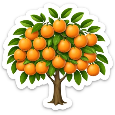 Orangetree sticker