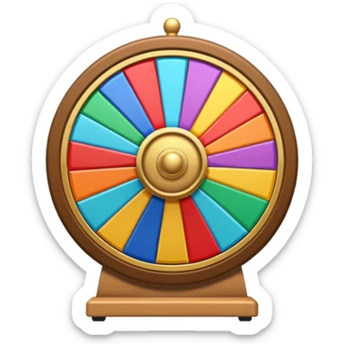 Wheel of fortune  sticker