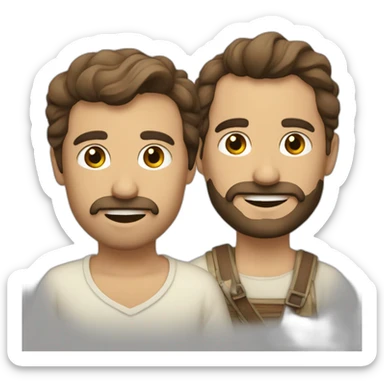 Herrero con martiñll sticker