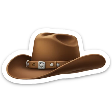 Cowboy hat  sticker