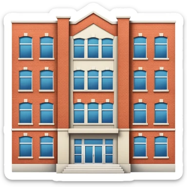 High School building sticker
