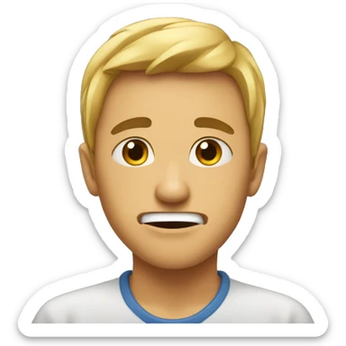 a jealous person  sticker