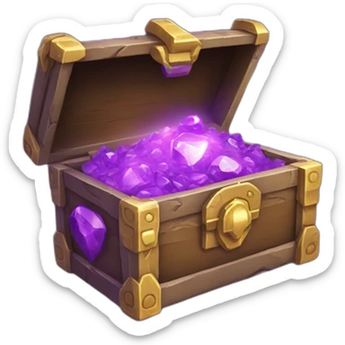 Pokemon Game LootCase Purple Chaotic Color Rich Treasure Legendary Epic Items sticker