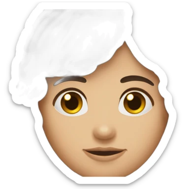 Garçon cheveux long brun yeux marron vêtus d'un mayo de chicago bulld sticker