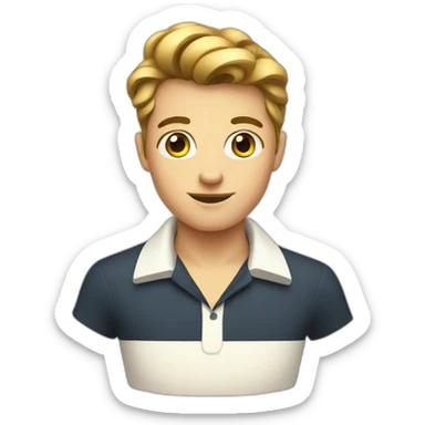 retro teenage bowler sticker