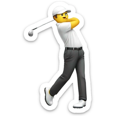 Golf sticker