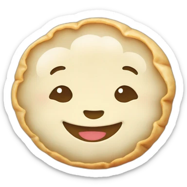 Gyoza smiling sticker