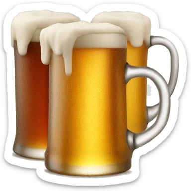 german Beer with friends sticker