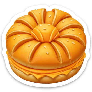 cheese puff snack sticker