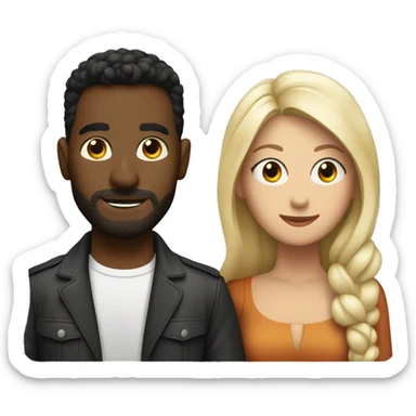 Man and woman in a Bryan Adam’s concert sticker