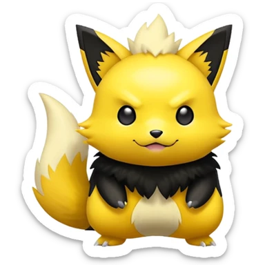 Boltund-Electrike-Pokémon sticker