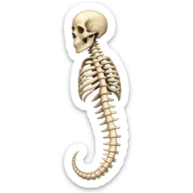 Coluna vertebral sticker
