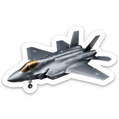 F-35 lightning 2 jet  sticker