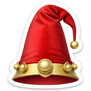 red jester hat sticker