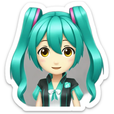 Miku hatsune sticker