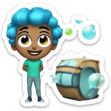 Bubbles from The Powerpuff Girls sticker