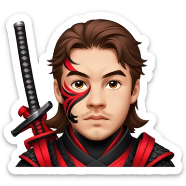 Daring Samurai sticker