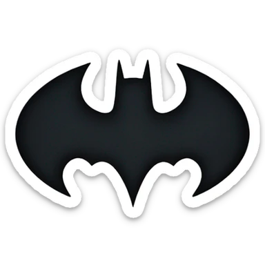 Batman symbol sticker