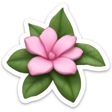  pink gardenia  sticker