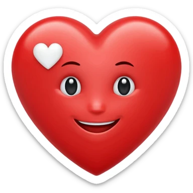 Smiling heart with the words: “I love my QSI Family sticker