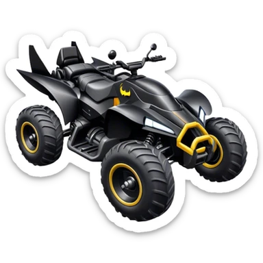 batmobile atv raptor 700 sticker