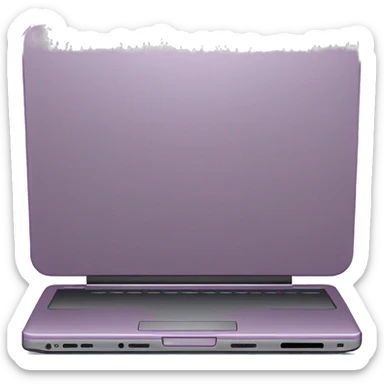 dark mauve laptop front screen sticker