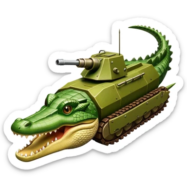Bombardier crocodile (Bombardillo crocodile) sticker