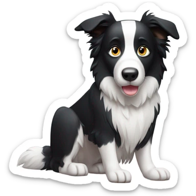 Border collie sticker