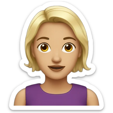 Romanian woman sticker