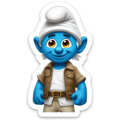 Smurfs sticker