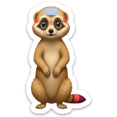 Create a meerkat emoji sticker
