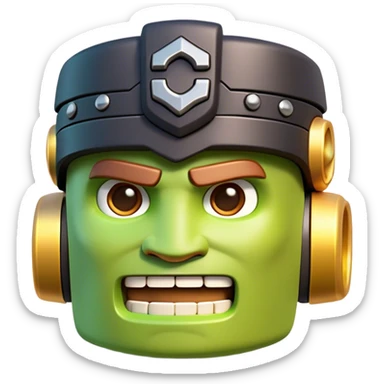 Clash of Clans aesthetic: Cinematic Playful Xbox Memory Card Portrait Emoji, rendered in a 3D vector-style similar to standard emojis with minimal shading and bold, simplified shapes. A compact, distinct form with signature details, softly glowing with a modern gaming energy charm. Simplified yet unmistakably iconic, highly detailed and consistent, glowing with a soft radiance and high shine. Stylized with a touch of next-gen innovation and a soft glowing outline, capturing the essence of a beloved gaming relic with a friendly, playful manner! sticker