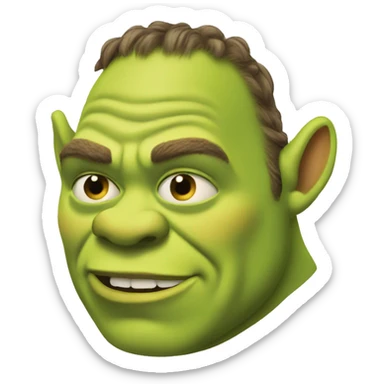 shrek freak sticker