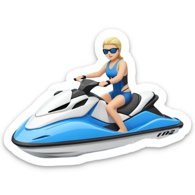 Moto de agua sticker